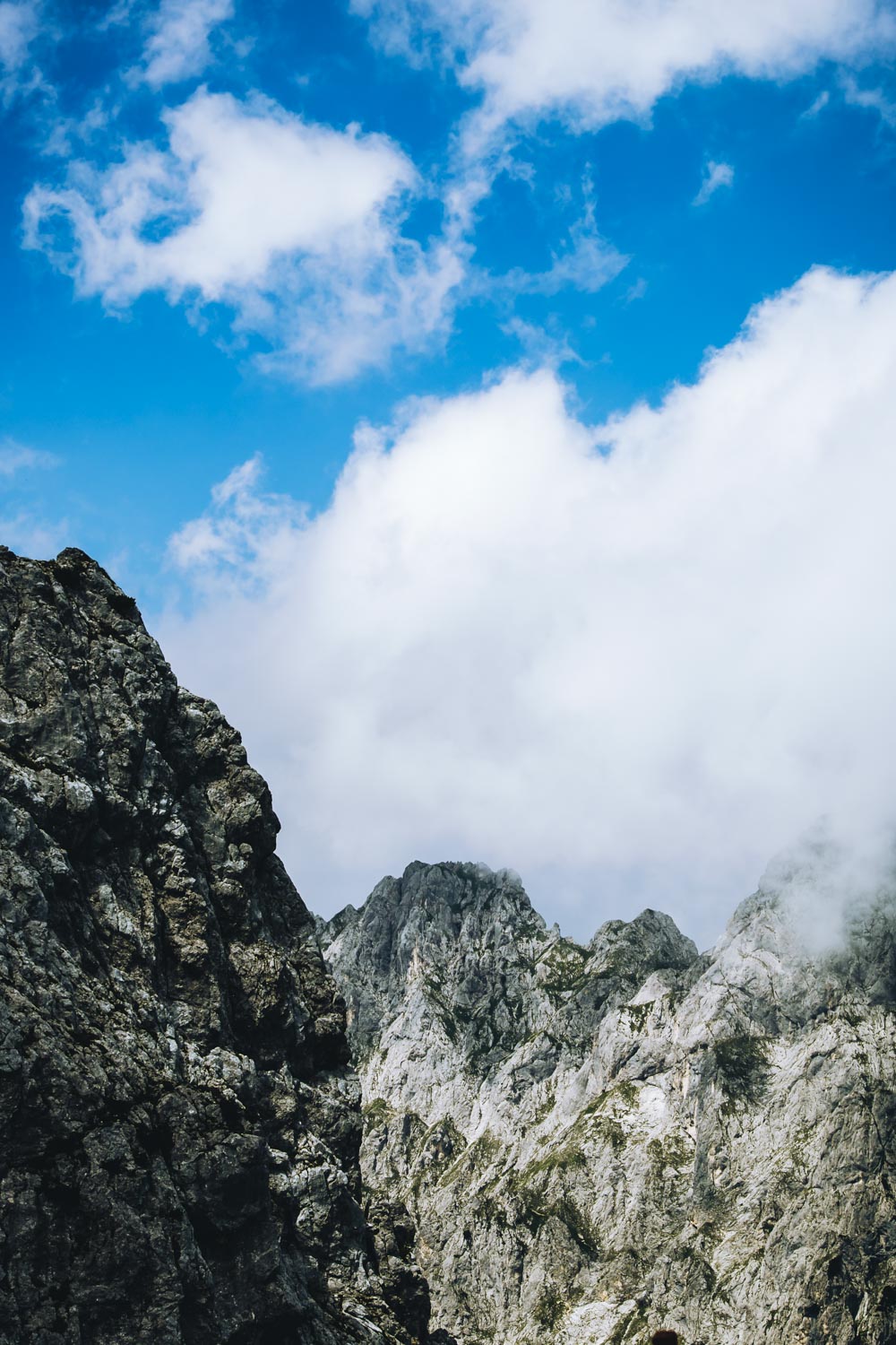 Wolken und klarer Himmel erzeugten tolle Lichtspiele