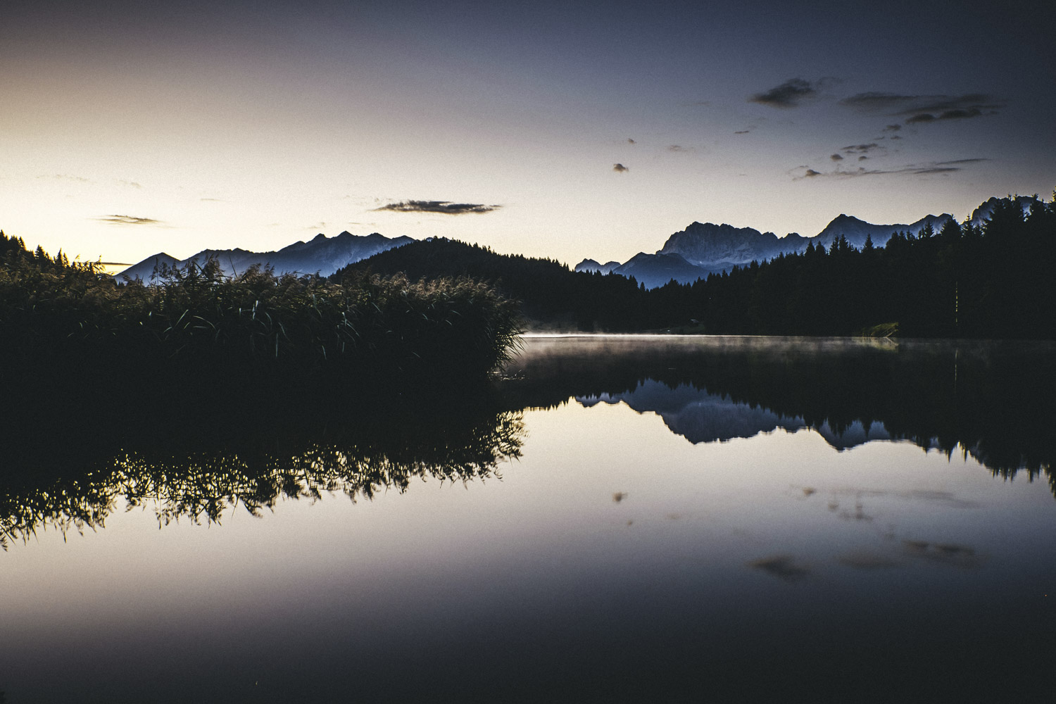 Am nächsten Morgen - Ruhe am See