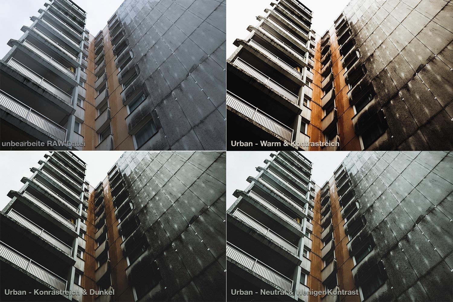 Diese Presets zielen besonders auf urbane Motive ab 