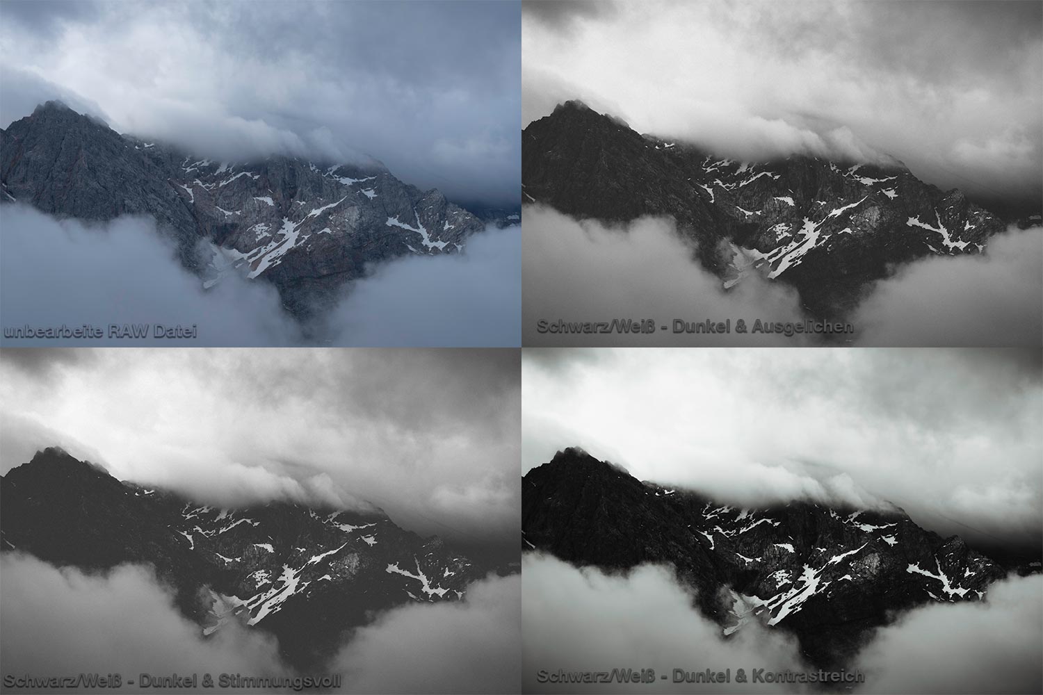 Meine Lightroom Presets für die Bildbearbeitung in Schwarz und Weiß