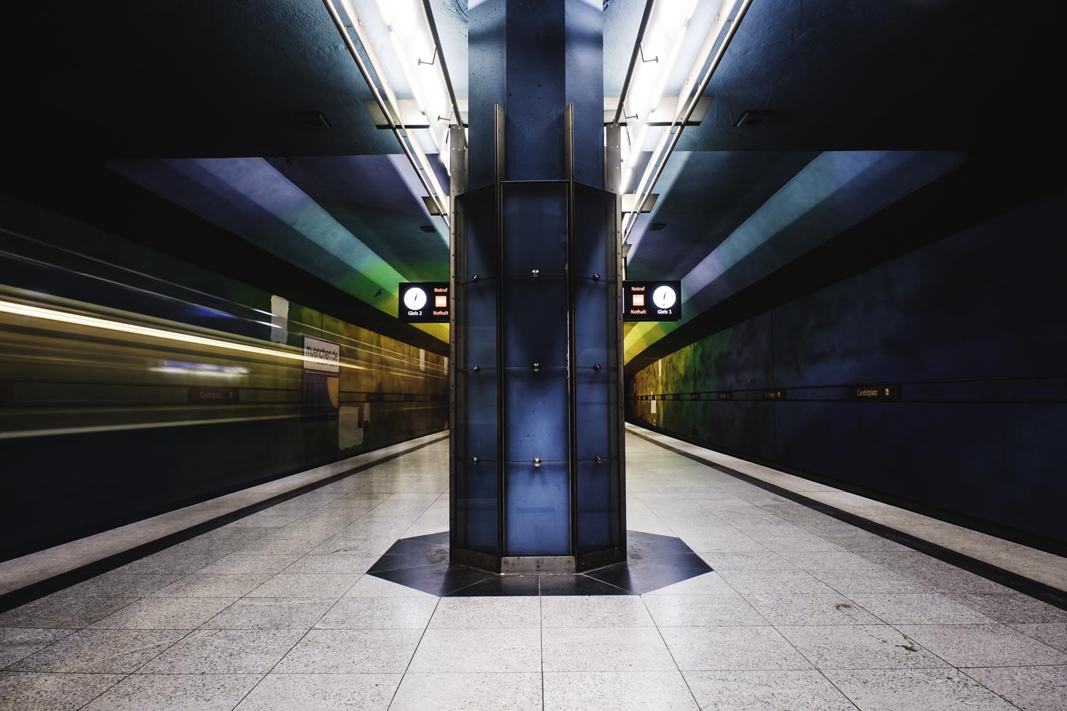 Die bunte Station am Candidplatz