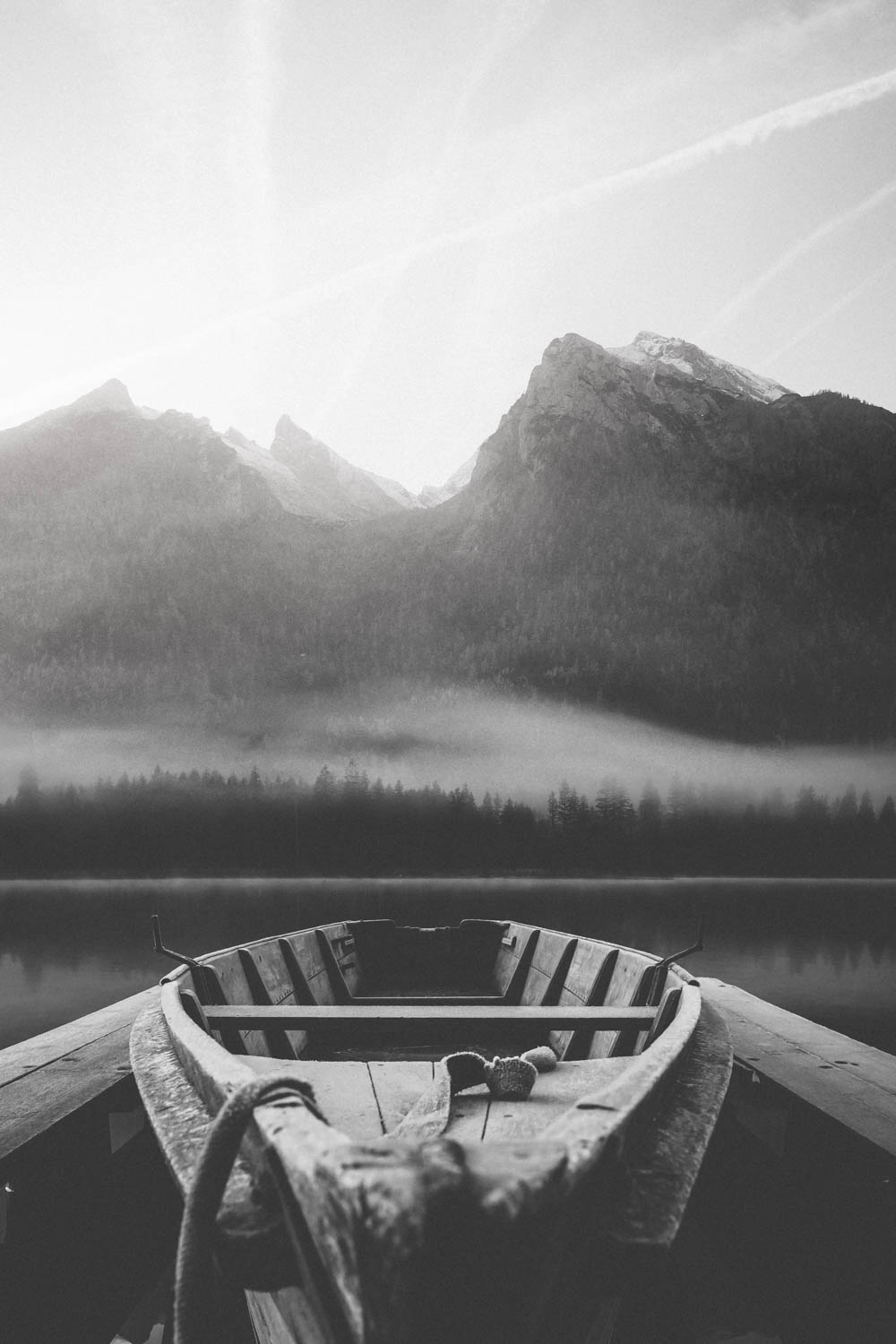 Auch in der Schwarz/Weiß Bearbeitung verliert das Motiv nicht an Wirkung.