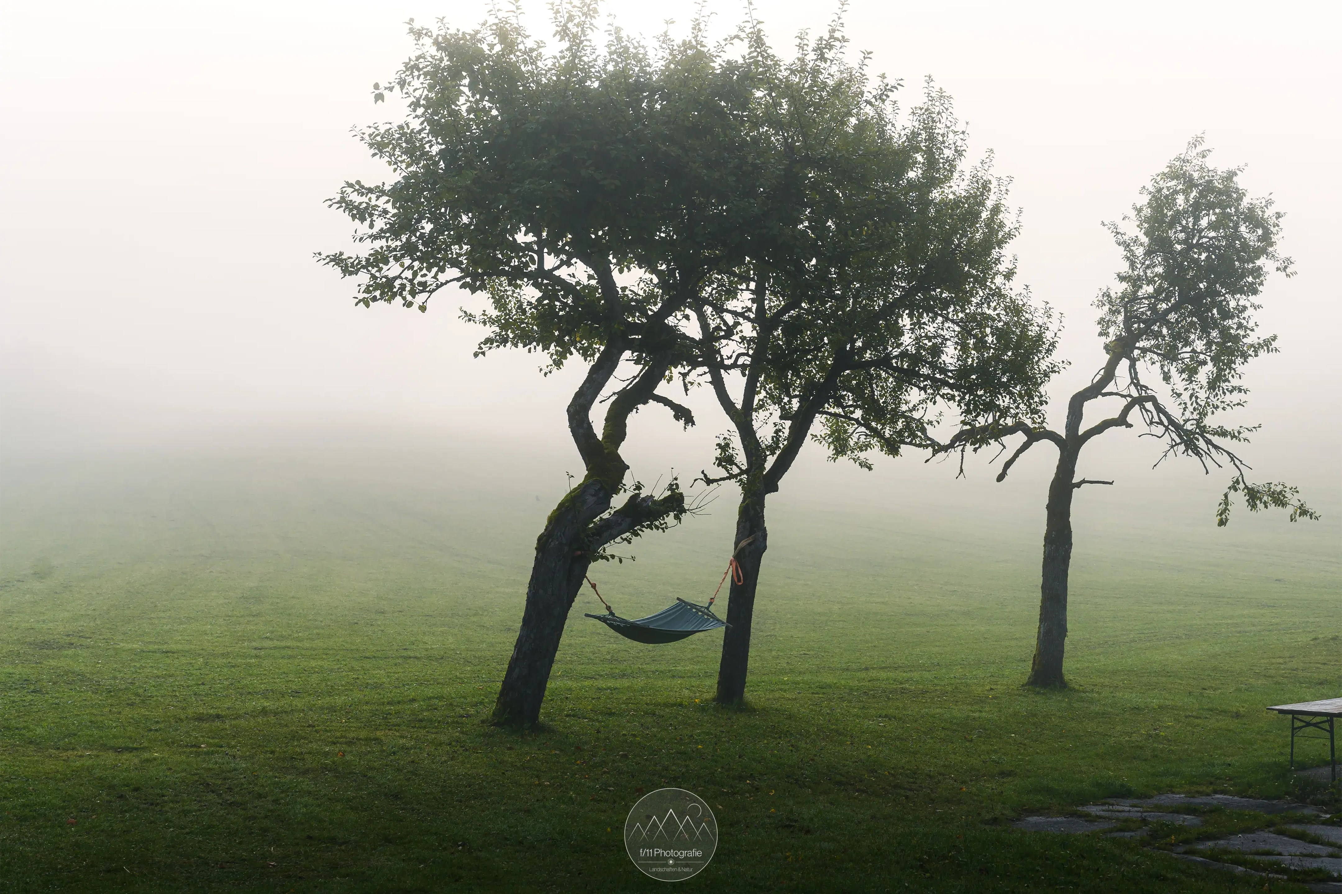Auch kleine Details gibt es im Ort abzulichten, wenn der Nebel sehr dicht und hartnäckig ist.