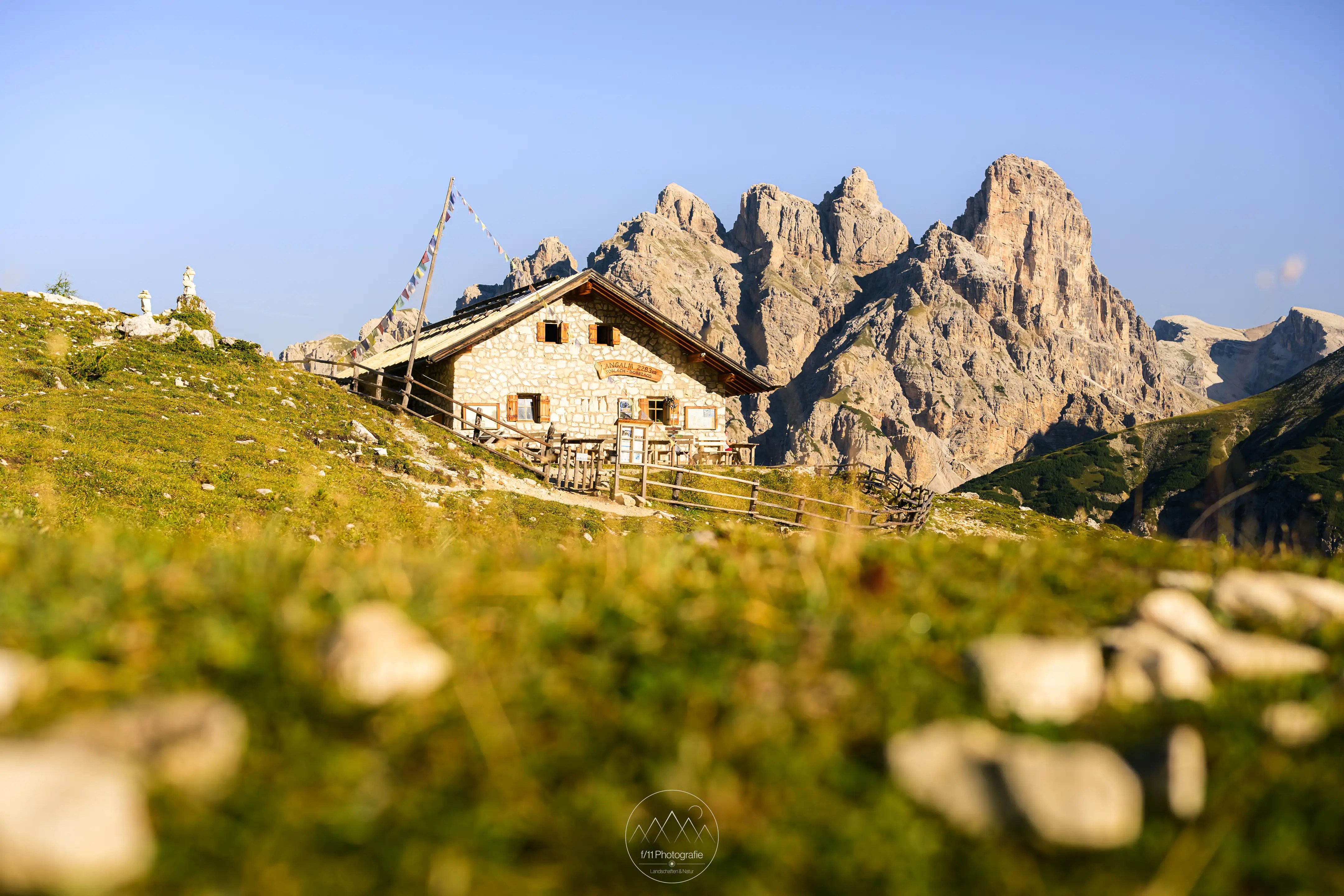Die Gegend um die Drei Zinnen liefert neben den mächtigen Gipfeln zahlreiche weitere Motive.