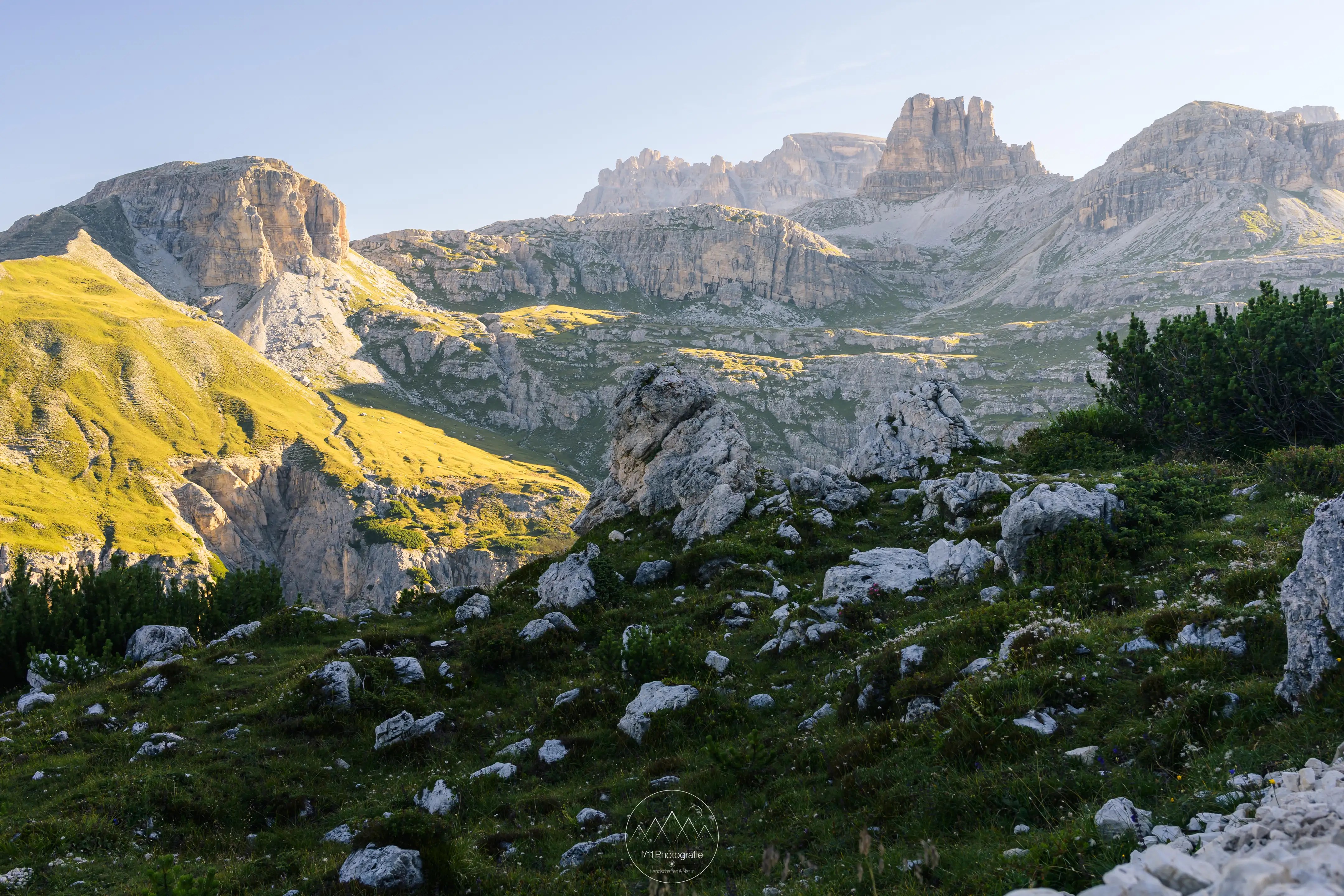 Der Blick zum Toblinger Knoten ist nur eines der zahlreichen Motive.