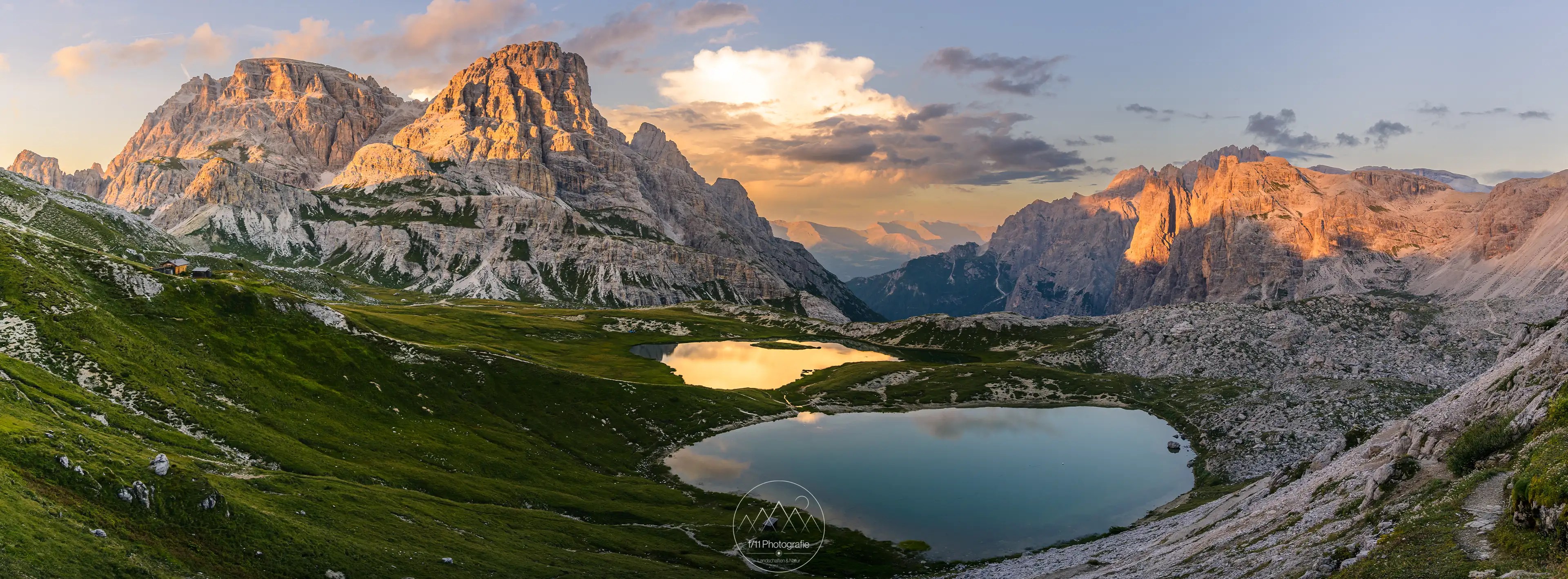 Der Blick über die Bödenseen zu den Sextner Dolomiten und das Fischleintal ist einmalig.